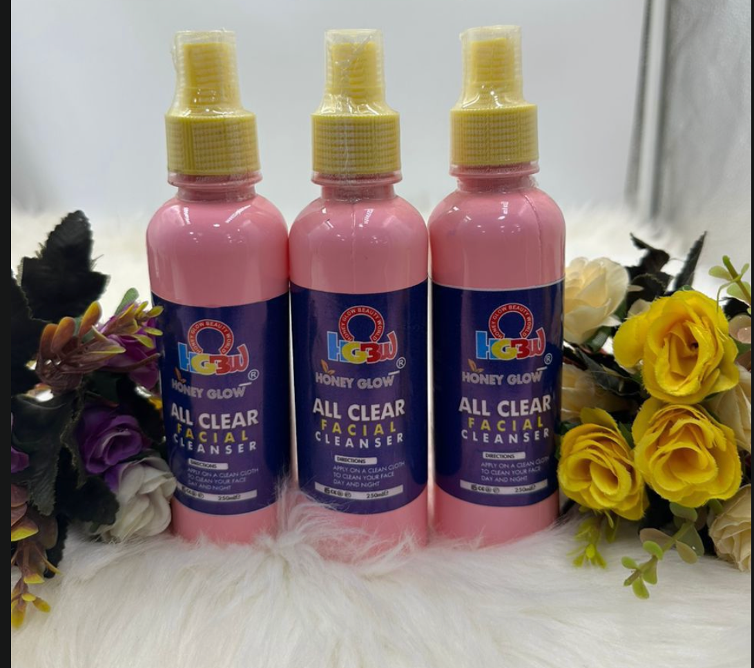 CUSTOMIZED ALL CLEAR FACIAL CLENSER.
